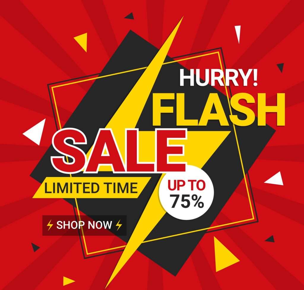 flash sales limited time offers